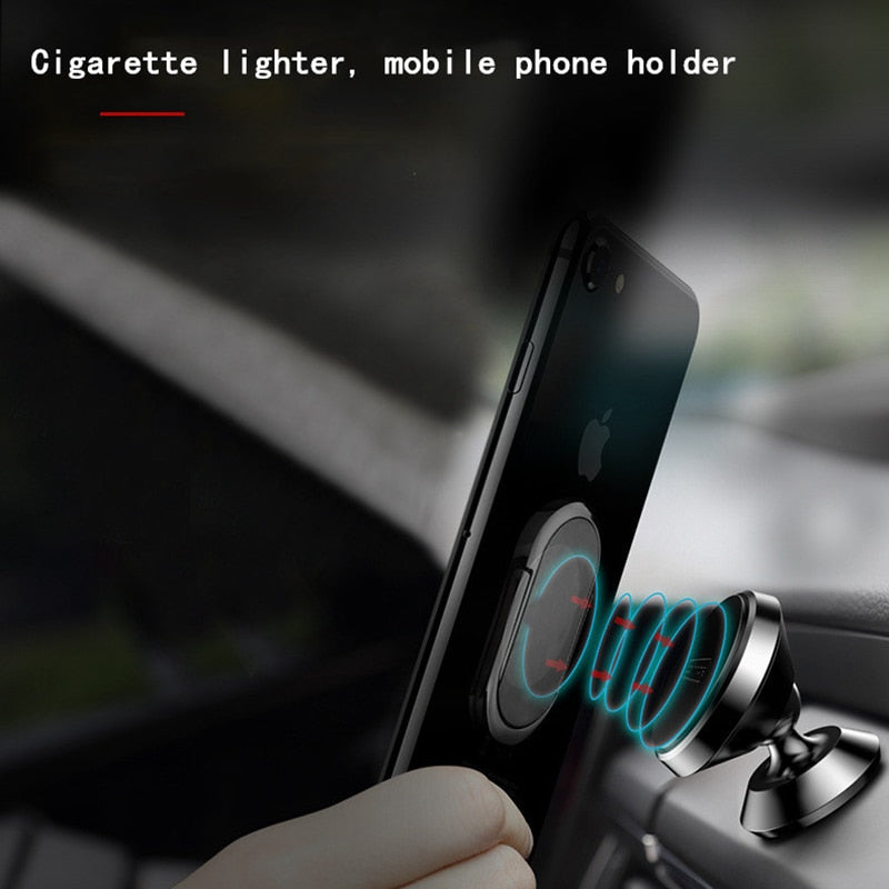 Creative Cigarette Lighter & Mobile Phone Holder