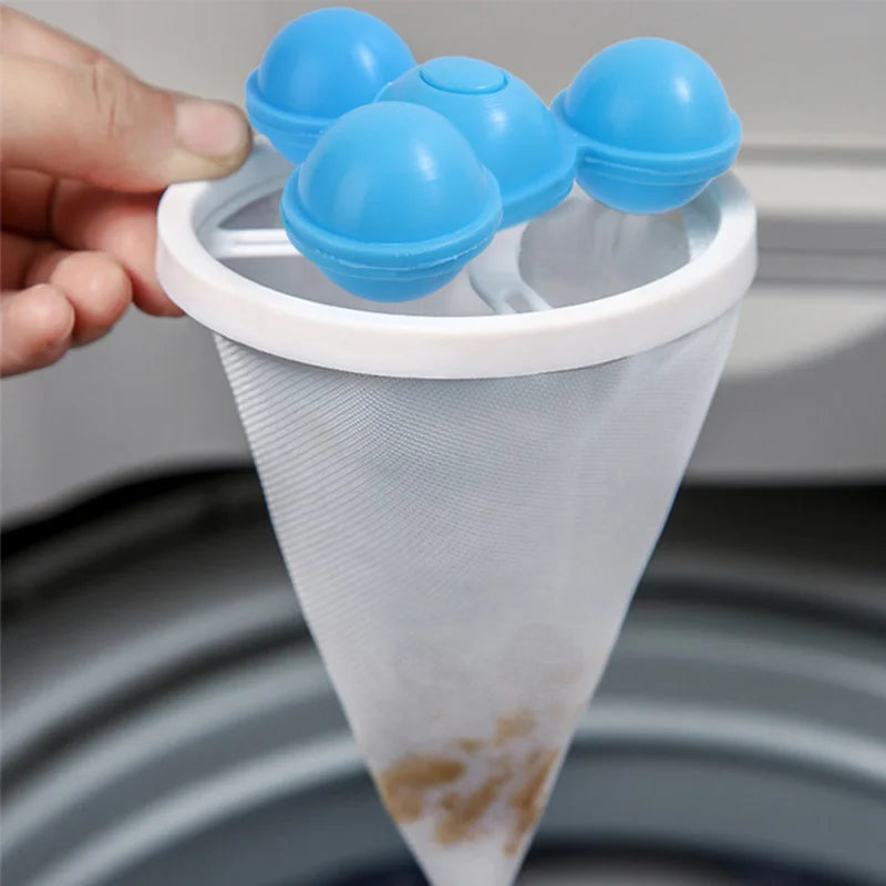 Reusable Washing Machine Lint Remover Filter Bag