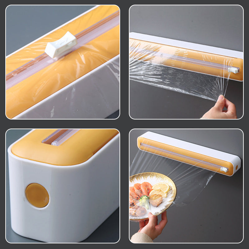 Foil dispenser with cutter - Plastic Wrap Dispenser