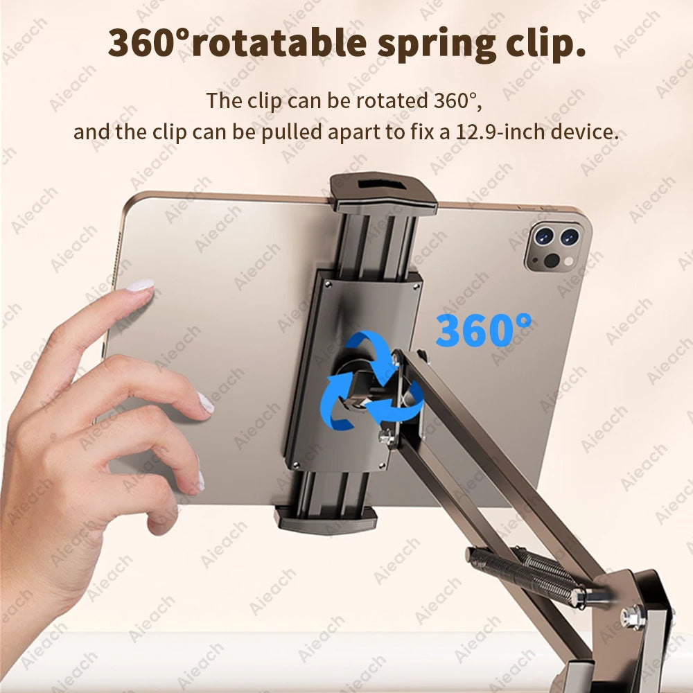 360° Rotating Tablet & Phone Mount