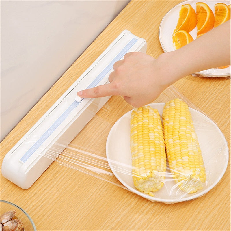 Foil dispenser with cutter - Plastic Wrap Dispenser