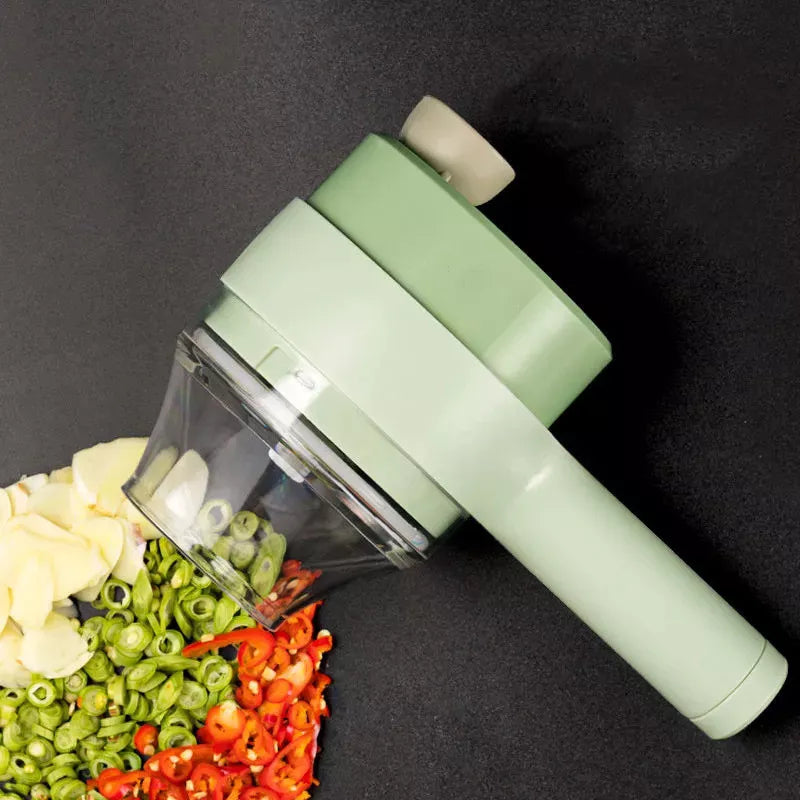 4 in 1 Handheld Electric Vegetable Slicer Set