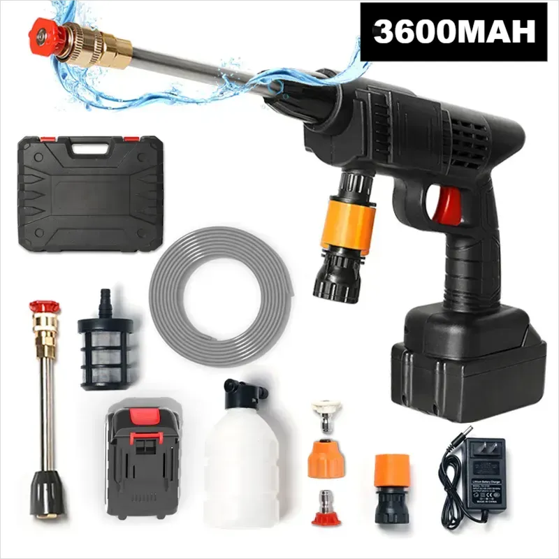 Cordless Automatic Washing Water Jet - Car Washer Gun