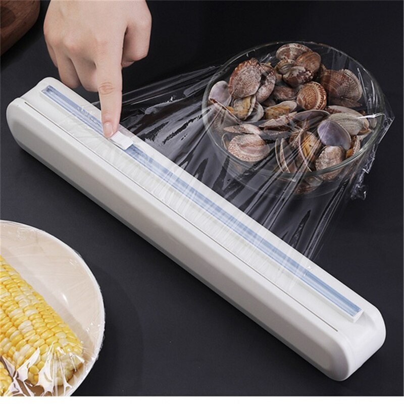 Foil dispenser with cutter - Plastic Wrap Dispenser