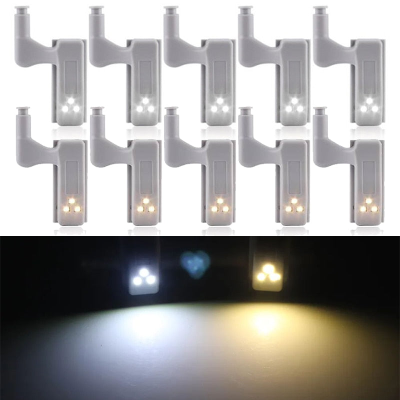 10 pcs Cabinet Hinge LEDs - Sensor Lights