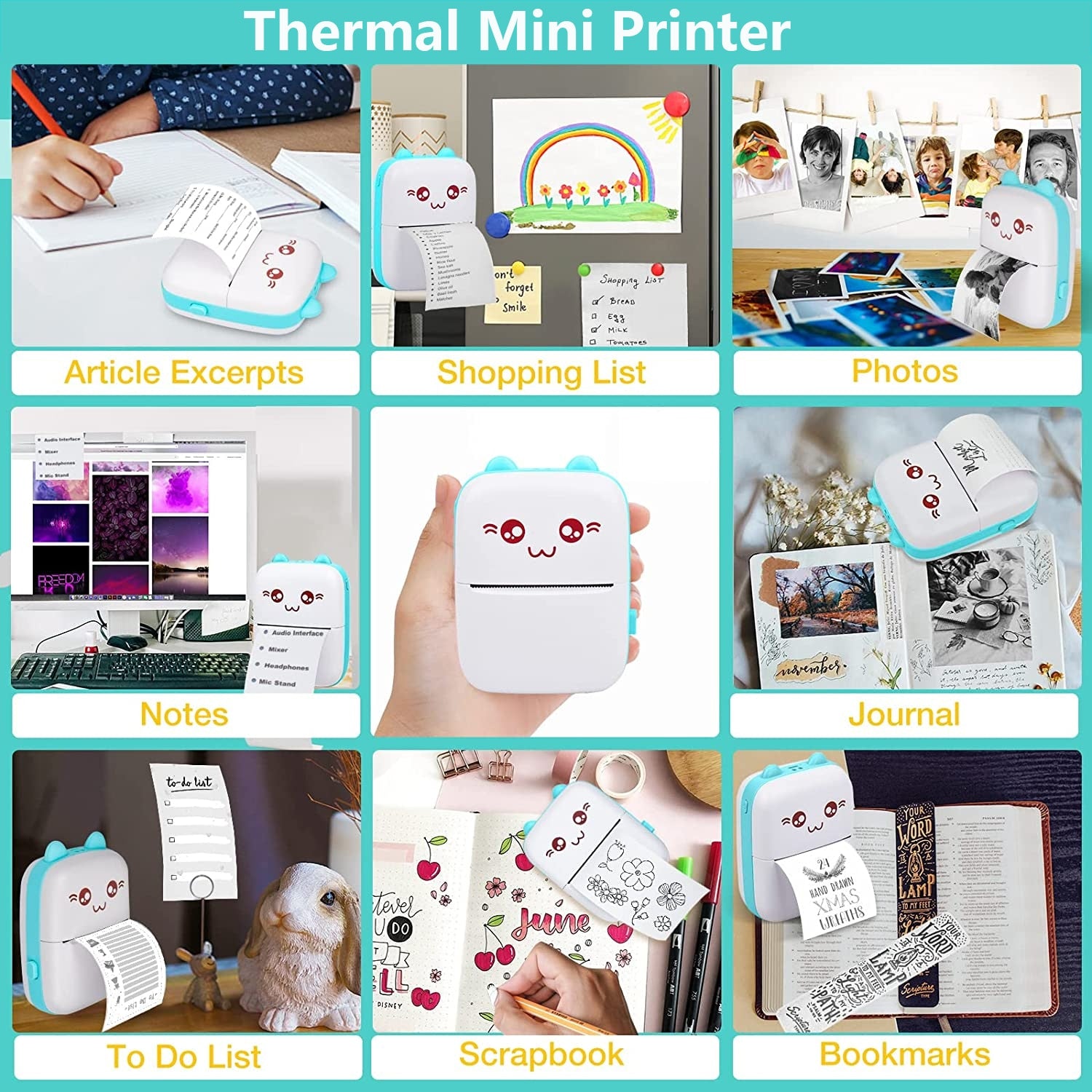 Portable Mini Thermal Printer